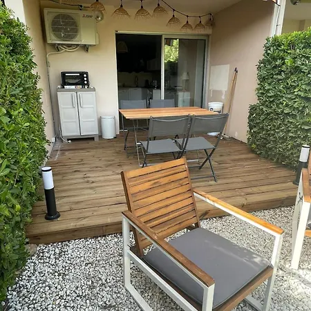 Lejlighed Studio 4 Personnes, Coin Cabine, Climatisation, Terrasse, Parking, Mer *