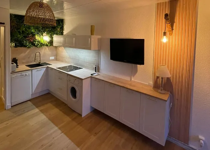 Studio 4 Personnes, Coin Cabine, Climatisation, Terrasse, Parking, Mer * 勒拉旺杜