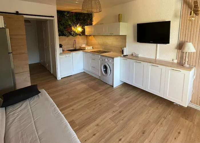 Studio 4 Personnes, Coin Cabine, Climatisation, Terrasse, Parking, Mer * Le Lavandou